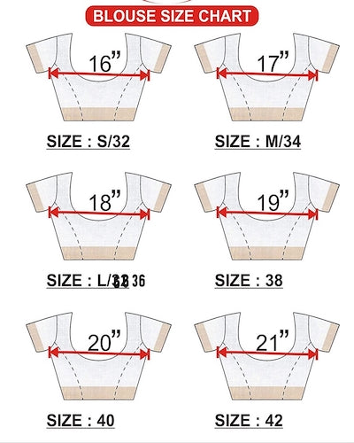 readymade blouse size chart measurement guide 