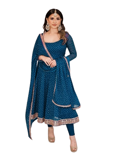 georgette polka dot salwar kameez indian pakistani suit .png blue georgette indian wedding suit outfit asian ethnic traditional red .png teal blue .png