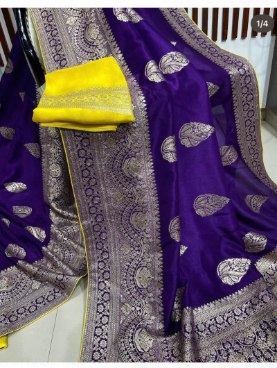 Benarasi Zari Silk Wedding Saree for Women