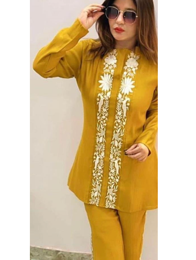 Embroidery Kurti pant Suit for Women 