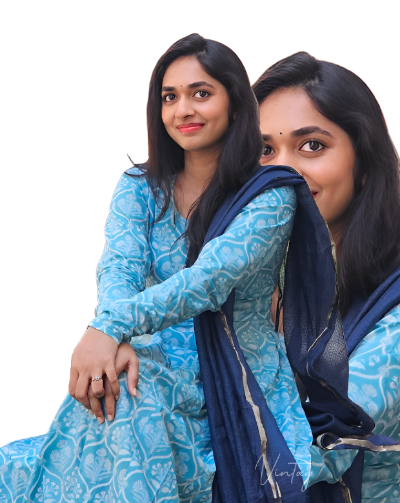 Sky Blue Floral Cotton Salwar Suit Set