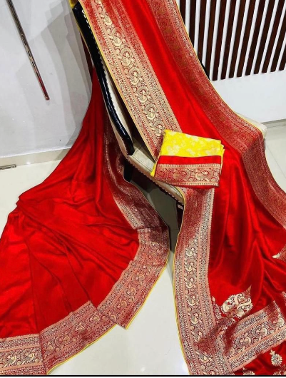 Benarasi Dola Silk Wedding Saree