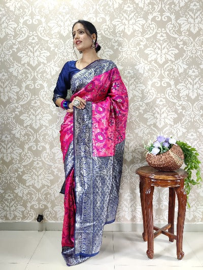 Benarasi Ready to Wear Saree Wedding Silk Sari