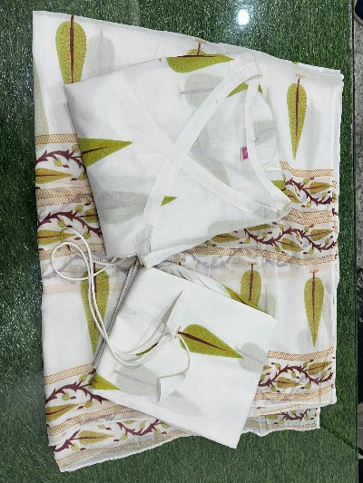 Cotton Angharakha Style Salwar Set