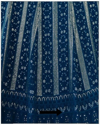 Peacock Blue Georgette Wedding Wear Designer Heavy Lehenga Choli Set