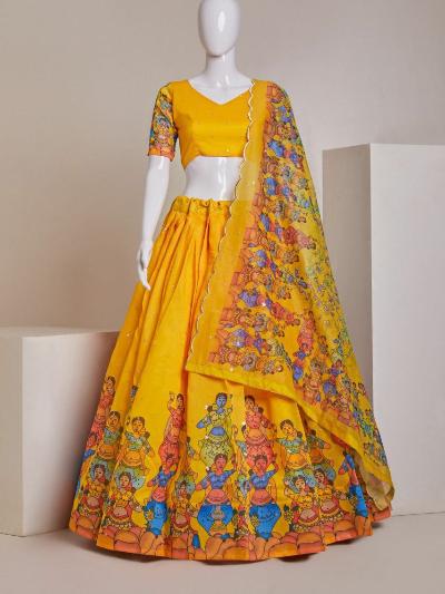 Rich Sequins Embroidered Silk Lehenga Choli Set