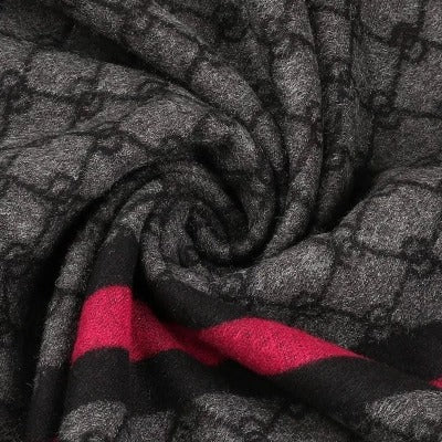 Designer Black Trendy Soft Wool Shawl