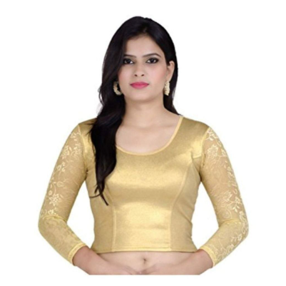 gold readymade blouse .png