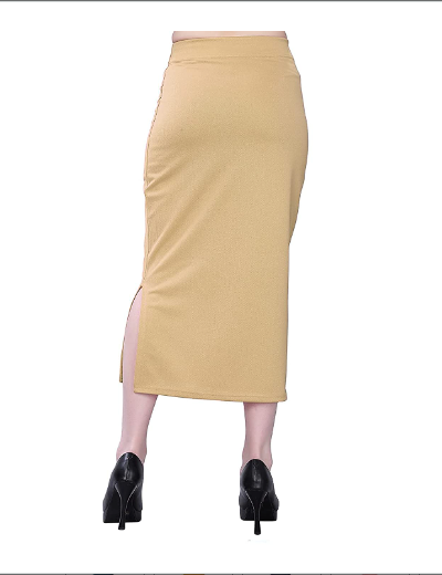 Beige Saree Shapewear Petticoat for Women
