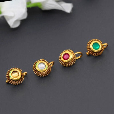 GOLD NOSE RING,GOLD NOSE STUD,GOLD NATH,GOLD NOSE CLIPON, ONLINE CHEAP RPICES 