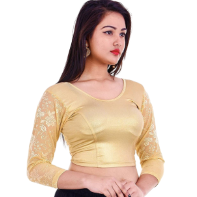 gold readymade blouse .png