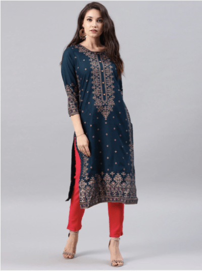 Buy Kurti for women Red Bandhani Indian Kurtis Online – BONYHUB